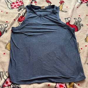 Athletic Works Heather Blue Tank Top